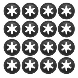 sourcing map 220Pcs Internal Tooth Lock Washers, M3 ID 9mm OD Star Locking Washer Quick Speed Retaining Clips Fasteners for Machinery, Automobile, Industrial Use, Flat Edge