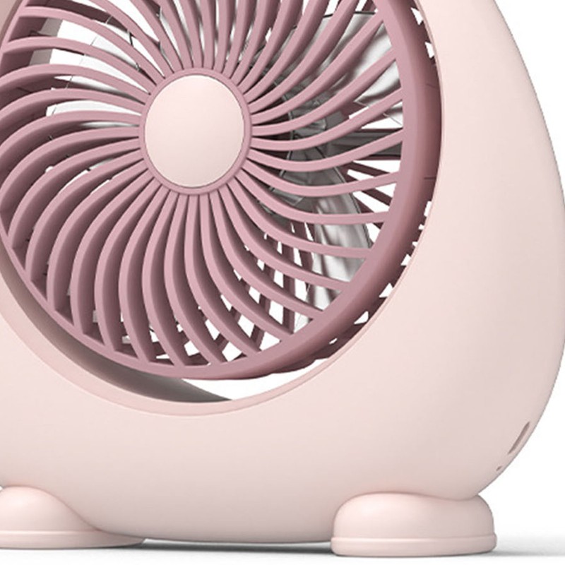 Cat Ear Desk Fan for Student Two Levels Adjustable Large