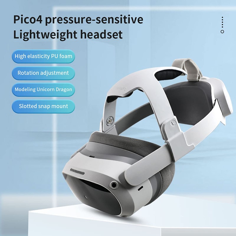 Head Strap Compatible for PICO 4/4 PRO VR Headset Adjustable