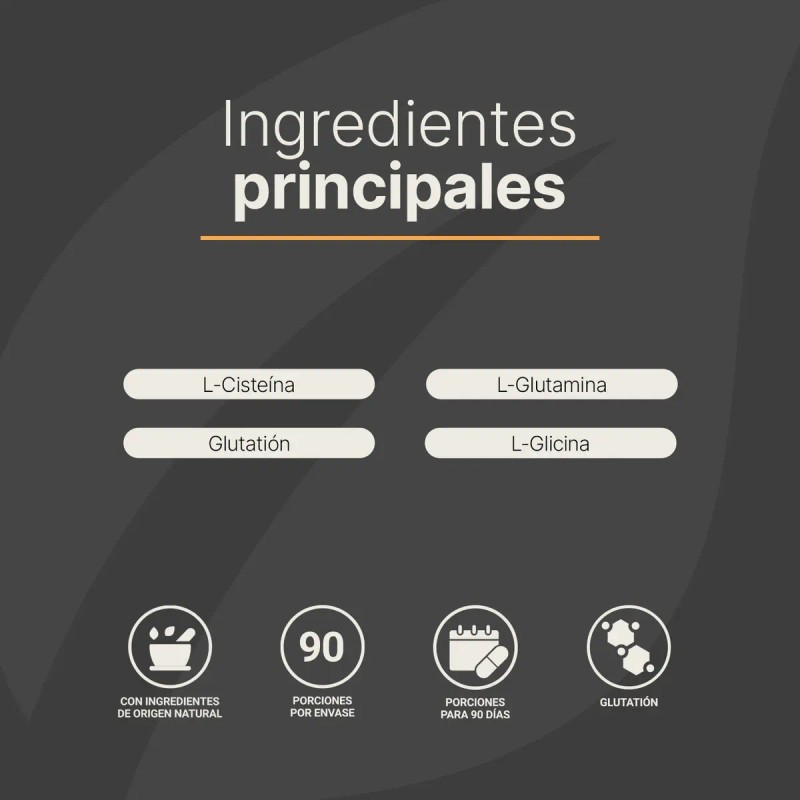 Glutatión 180 Cápsulas Precursor Life