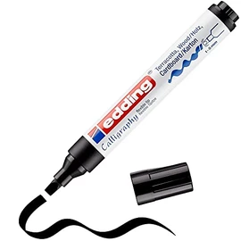 Edding 1455 Calligraphy Marker - Black
