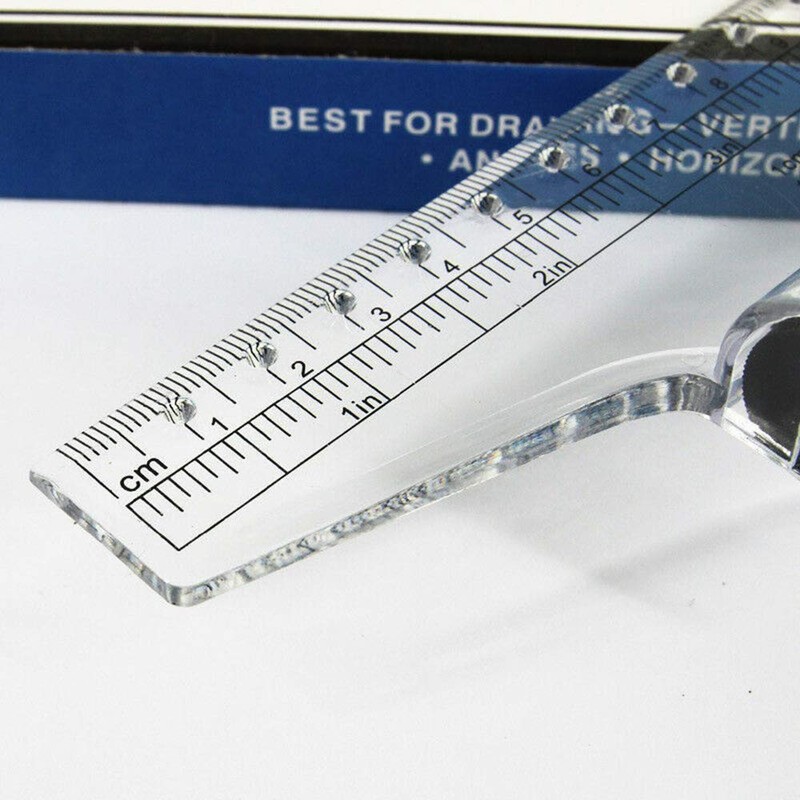 SENRISE Balancing Scale 30cm Multipurpose Drawing Parallel Rolling Ruler Type