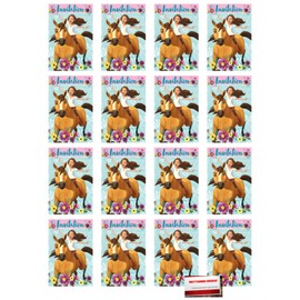(16 Pack) Spirit Riding Free Horse Pony Birthday Invitations Value Pack (Plus Party Planning Checklist by Mikes Super Store)