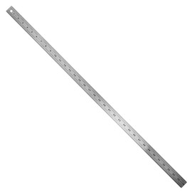 36" Stainless Steel Ruler with Non-Skid Cork Backing: 32 & 64 divisions per inch