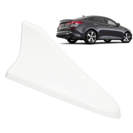Horoper Roof Antenna Cover, Car Sharks Fin Antenna Cover 96219 D5000EBQK Roof Aerial Base Replacement (White)