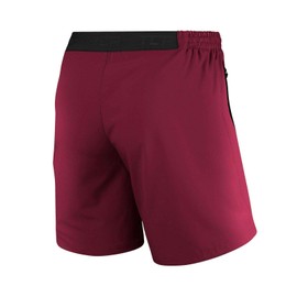 TCA Elite Tech Men's Lightweight Sports Running Shorts with Zip Pockets Crimson Red