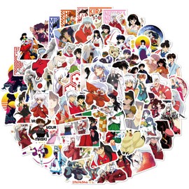 Inuyasha Sticker Pack 100pcs, Vinyl Sticker for Water Bottles Laptop Skateboard Notebook, Gift for Adults Kids Teens
