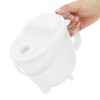 Moncer Rice Washing Bowl Colander, Rice Washing Bowl with Strainer