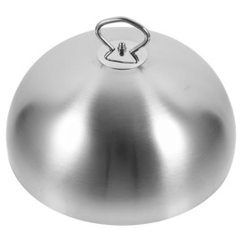 UPKOCH Cheese Steam Dome cm: Stainless Steel Grill, Round, Lid for Steam Lid Made of Metal, Accessories for Grill Plate
