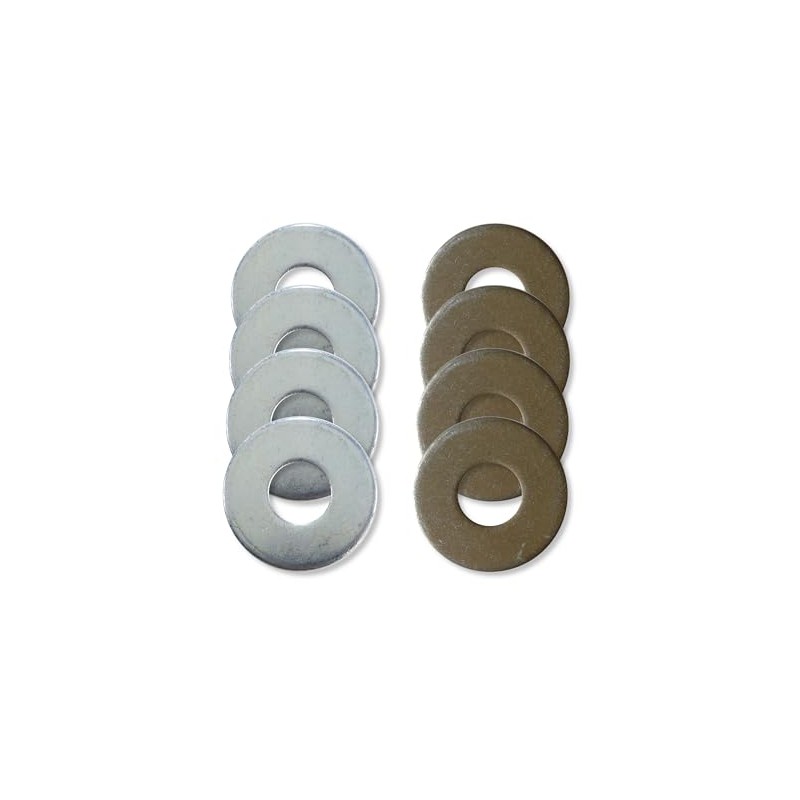 Get Outside Games 8 Classic Washers - Zinc/Yellow Zinc -