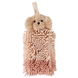 OKA Fundy Animal Mole Towel Poodle Beige (Cute Dog, Dog Towel)