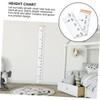 JJiaoLinin Height Chart for Children,Canvas Wall Hanging Rulers Height Measuring