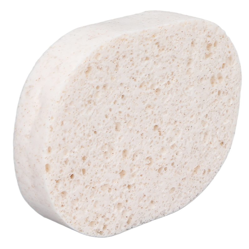 Dos esponjas limpiadoras faciales exfoliantes. Esponja exfoliante de nido de