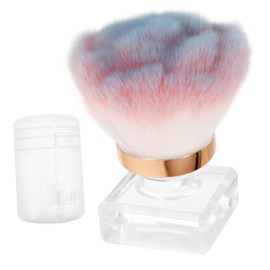 Beavorty Nail Cleaning Brush Ergonomic Fingernail Duster for Manicure Pedicure Soft Bristles for Gentle Cleaning Portable Makeup Tool Transparent Pp Box