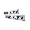 ERPART 6.2 LT1 Black on Silver Highly Polished Real Aluminum