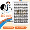 B&Q Manga Lashes Eyelash Extensions - 280 Pieces Cluster Lash,
