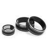 3pcs Car Air Conditioning Interior Climate Controller Knob Cover Black