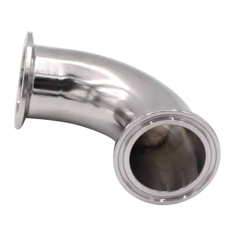 DERNORD 1-1/2" Tube OD Elbow 90 Degree Sanitary Pipe Fitting
