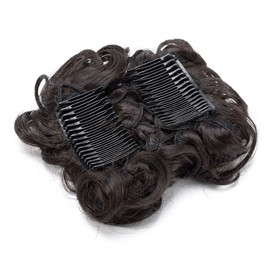 Combs Hair Extension Bun Hair Piece Ponytail Hepburn Bun Hair Scrunchie Updo