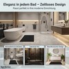 Komfortec Set of 2 Bath Mats Made of 100% Cotton,
