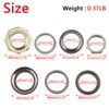 Minho Motorcycle Steering Stem Rod Bearing Ring Kit Compatible with