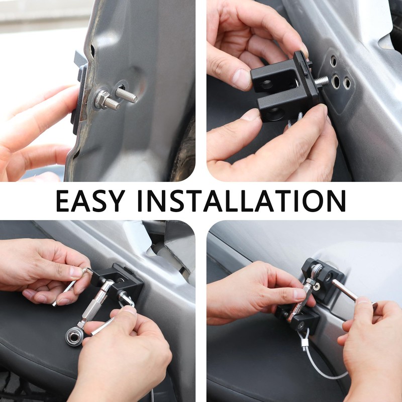 JK Hood Latches Compatible with 2007-2018 Jeep Wrangler JK JKU