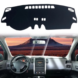 YiFcLciY Car Dash Cover Mat Dashboard Pad For Nissan Rogue 2008-2013 Non-slip Pad