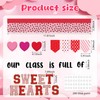 Mooliwe 61 Pcs Valentine's Day Bulletin Board Decorations Valentines Day