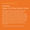 Andalou Naturals Styling Cream Ounces, Argan Oil & Shea, 6.8