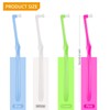 Boao 6 Pieces Tuft Toothbrush Tufted End-tuft Soft Trim Single