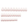 24Pcs Almond Press on Nails False Nails Medium Almond Shaped
