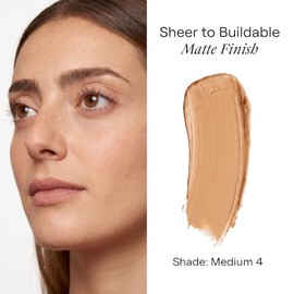 NUDESTIX Tinted Blur Foundation Stick – Cream-to-Powder Lightweight Makeup for Blurring Pores, Blemishes & Fine Lines | Natural-Matte Finish with Ligh