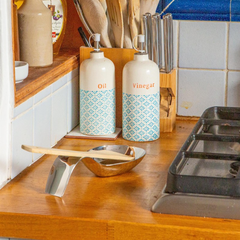 Argon Tableware - Stainless Steel Spoon Rest - Pack of