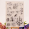 arriettycraft Sea World Rubber Stamp with Shells Starfish Seahorse Weeds