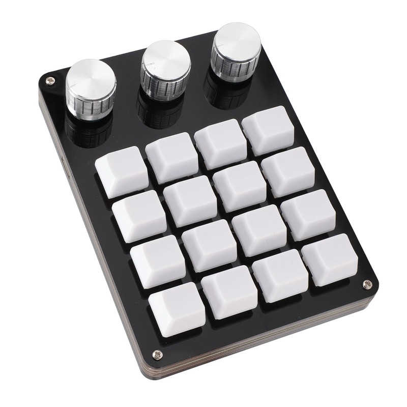 Mini 16 Key Keypad with 3 Knob Custom Programming Hot