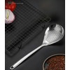 Stainless Steel Slotted Spoon & Strainer | Ergonomic Handle &