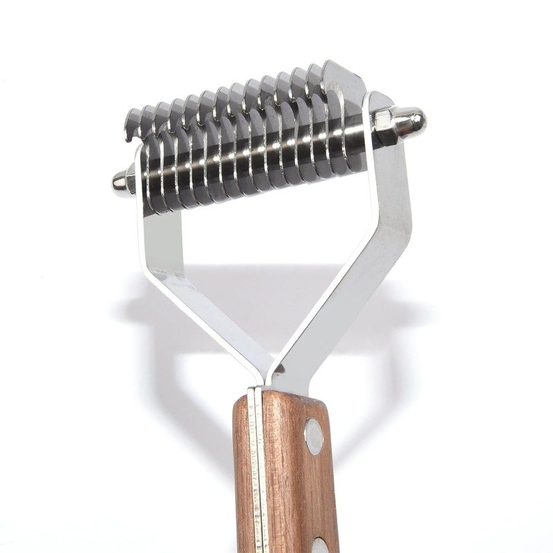 14-Blade Coat King Rake Pet Undercoat Rake,Professional Pet Dematting Comb