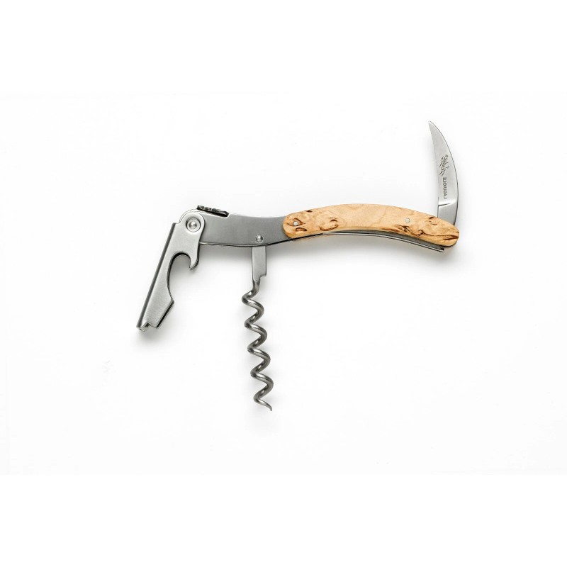 Laguiole L'eclair French Handmade Waiter's Corkscrew - Black Plexi