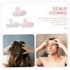 Ipetboom 3pcs Gradient Scalp Massage Brush for Dandruff Dry Wet