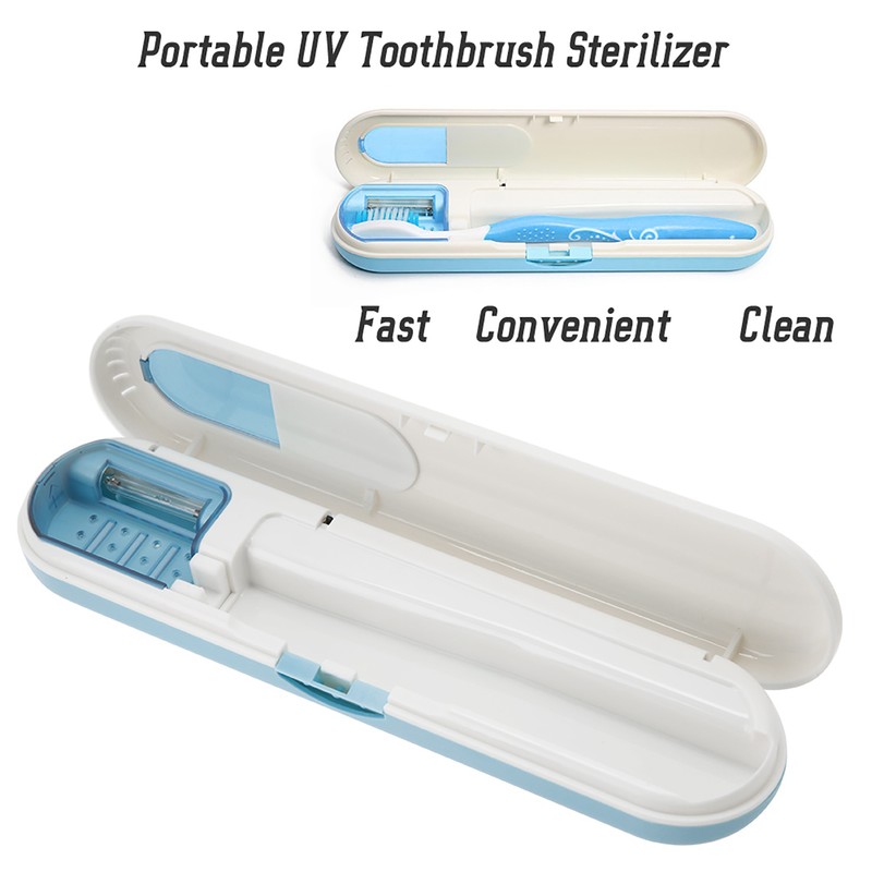 UV Toothbrush Sterilizer Box Portable Toothbrush Head Clean Disinfection Sanitizer