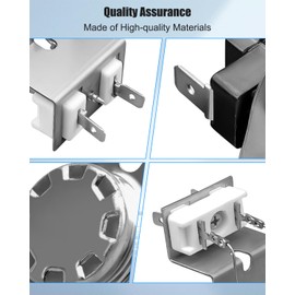 QAGGUM Dryer Heating Element and Dryer Thermostat Fuse Kit Fit for Whirlpool Maytag Admiral Magic Chef Dryers, Replace LA-1044 LA-1053 PS2162280 AP4242494