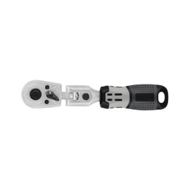 Matador Ratchet with Joint 1/4 Inch | 72 Tooth Lever Reversible Ratchet | Ratchet with 180° Head Swivel Angle | Matador Tool Item No.: 20630002