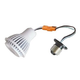 Four-Bros Lighting | 3 and 4" 7W Recess Trim PAR16 Retrofit Lamp Kit E26 Base | 450 lm | 3000K | Title 24 Plug (PnP) | 3-Year Warranty | 25,000 Hours - Lamp Life