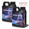 FUNEPOXY Crystal Clear Epoxy Resin 32OZ Kit - Self-Leveling -