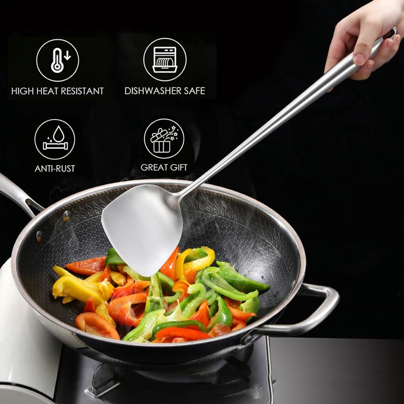 10 PCS Stainless Steel Kitchen Utensil Set Cooking Utensils, Potato
