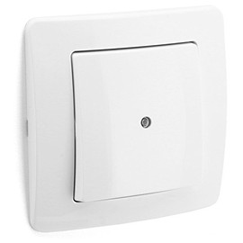 EKONOMIK Control Switch, White, 250 V~/10 A, UP