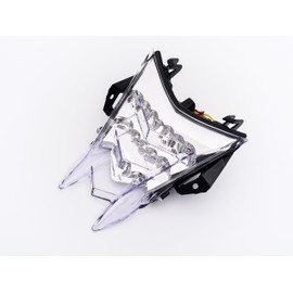 Bright2wheels Motorcycle LED Tail Light with Turn Signals Compatible with 09-19 S1000RR,12-15 HP4,13-20 S1000R White