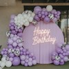 Metallic Purple Balloons - 50pcs Pearl Light Retro Purple Confetti