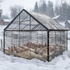 Thrseely 6.6x10Ft Chicken Coop Cover for Rain - Waterproof Durable