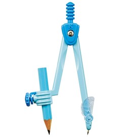 Kutsuwa CP211LB STAD Compass for Pencils, Light Blue